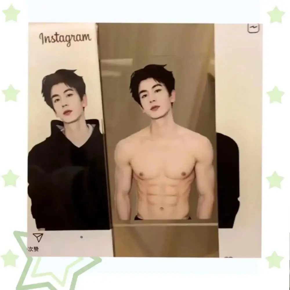 free US fast shipping Zhang Linghe Instagram-Style Acrylic Photocard，Pull-Out Ke